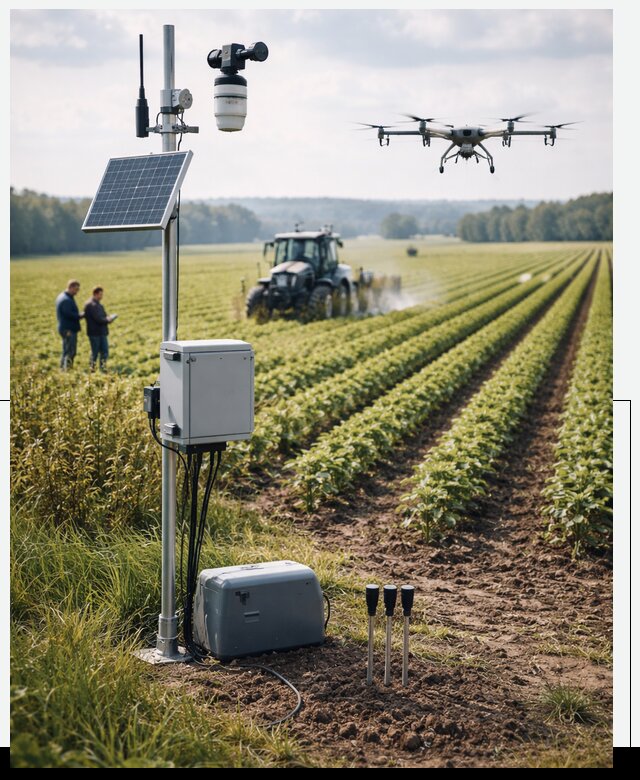 Разработка IoT мониторинга полей в Черкесске от 8667 р. | АвикейЧрк